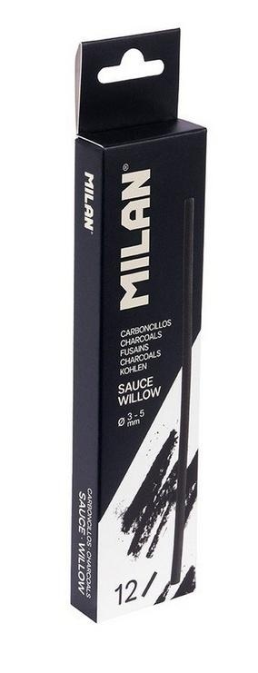 Węgiel rysunkowy wierzba 3-5mm 12szt