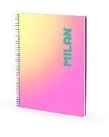 Zeszyt A4/90K linia na spirali różowy