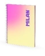 Zeszyt A4/90K linia na spirali żółty