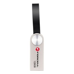 Pendrive 128GB USB 3.2 Gen 1 (USB A) Forcell F-Data Metal srebrny