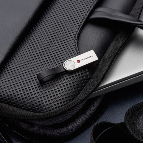 Pendrive 128GB USB 3.2 Gen 1 (USB A) Forcell F-Data Metal srebrny