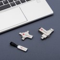 Pendrive 16GB USB 3.2 Gen 1 (USB A) Forcell F-Data Metal srebrny
