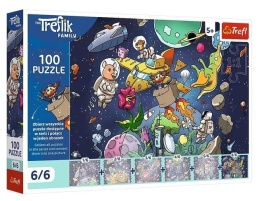 Puzzle 100 Wujcio w kosmosie TREFL