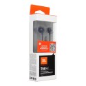 Słuchawki przewodowe douszne Jack 3,5 mm z mikrofonem JBL T50HI 360 niebieskie