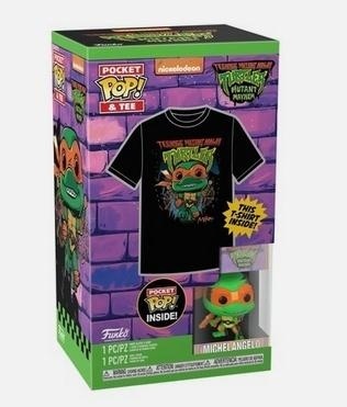 Funko T-Shirt Ninja Turtles L + figurka