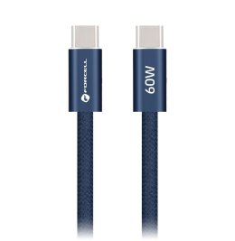 Kabel USB C do USB C Forcell F-Energy QC4.0 PD 3A 60W Cafule Color 1,2 m ACYH23 granatowy