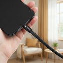 Kabel USB C do USB C Forcell F-Energy QC4.0 PD 5A 240W Cafule Flat 1,2 m CCFN23 czarny