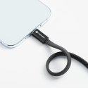 Kabel USB C do USB C Forcell F-Energy QC4.0 PD 5A 240W Cafule Flat 1,2 m CCFN23 czarny