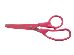 Nożyczki szkolne różowe (10szt) MILAN