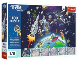 Puzzle 100 Treflinka w kosmosie TREFL
