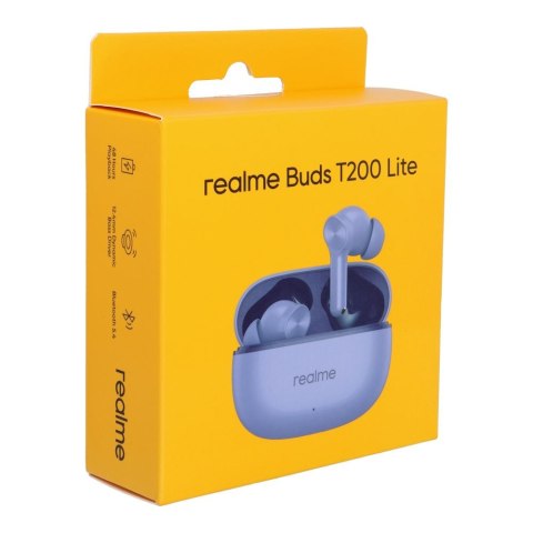 Słuchawki bezprzewodowe Realme T200 Lite fioletowe