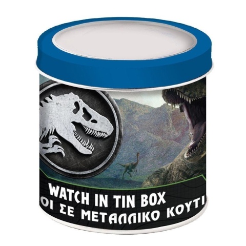 Zegarek analogowy w puszce Jurracis