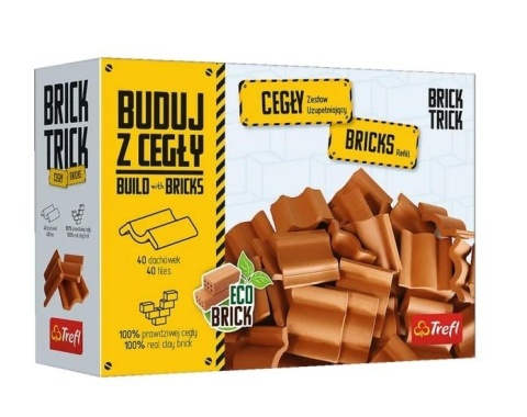 Brick Trick - Cegły dachówki 40szt TREFL