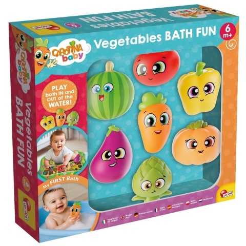 Carotina baby warzywna zabawa w kąpieli