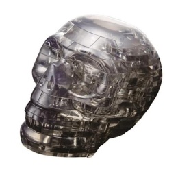 Crystal puzzle Czaszka (czarna)