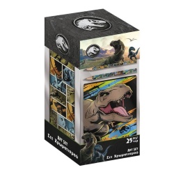 Kolorowanka z piórnikiem Jurassic