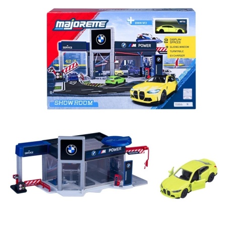 Majorette BMW Showroom + 1 auto