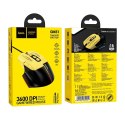 Myszka przewodowa gamingowa Hoco USB A 3600 dpi GM31 czarno żółta