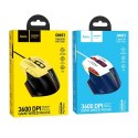 Myszka przewodowa gamingowa Hoco USB A 3600 dpi GM31 czarno żółta