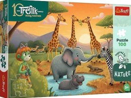 Puzzle 100 Inspired By Nature Wesoła ferajna TREFL