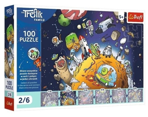 Puzzle 100 Trefliki w kosmosie TREFL
