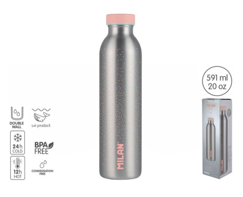 Butelka termiczna 591ml Silver MILAN