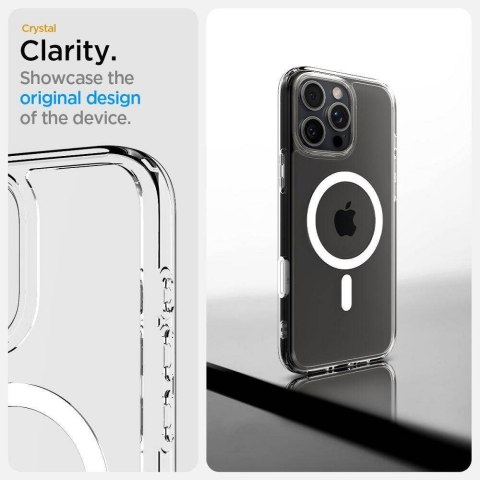 SPIGEN futerał ULTRA HYBRID "T" MAG kompatybilny z MagSafe do IPHONE 16 Pro white