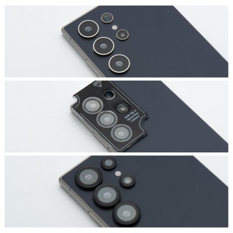 Szkło na aparat BLUE STAR Easy Install do SAMSUNG FLIP 7 czarne