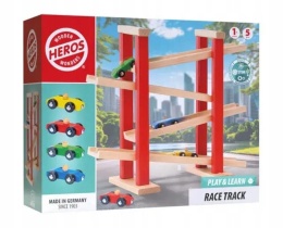Drewniany tor samochodowy 5el