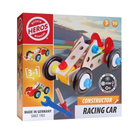 Klocki konstrukcyjne rajdówka 3w1 50el