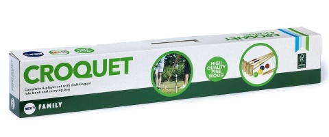 Krokiet zestaw dla 4 osób