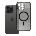 Etui na iPhone 14 PRO MAX Clear Mag Cover - Glitter (Str / Camera Protection) zgodne z MagSafe czarne glitter