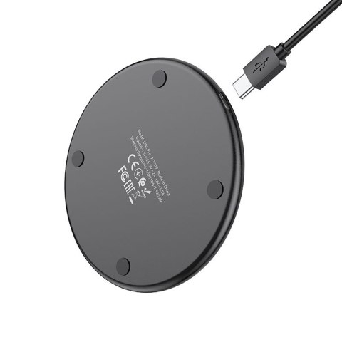 Ładowarka indukcyjna Hoco 2A 15W z podświetleniem CW6 PRO czarna
