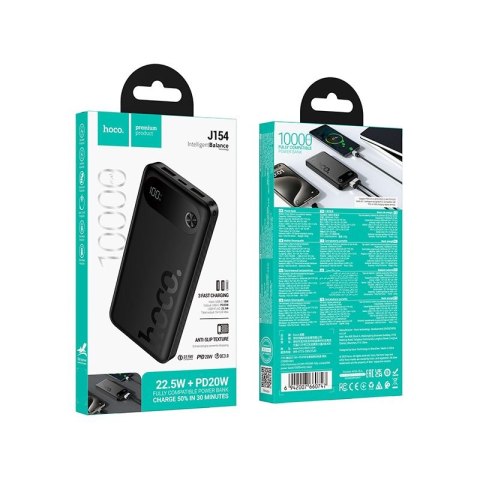 Powerbank Hoco 10000 mAh QC PD 22,5W J154 czarny