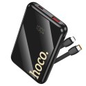 Powerbank Hoco 10000 mAh QC PD 22,5W z wbudowanymi kablami USB C + Lightning Q37 czarny