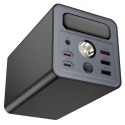 Powerbank Hoco 60000 mAh QC PD 3A 22,5W DC12V z wbudowaną latarką J138 czarny