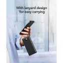 Powerbank Veger C10 (W1116) 10000 mAh z wbudowanymi kablami Micro USB / Typ C / Lightning czarny