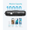 Powerbank Veger C10 (W1116) 10000 mAh z wbudowanymi kablami Micro USB / Typ C / Lightning czarny