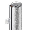 Powerbank Veger PlugOn (W0573) PD QC3.0 2,4A 12W 5000 mAh z wbudowanym złączem USB C srebrny