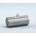 Powerbank Veger PlugOn (W0573) PD QC3.0 2,4A 12W 5000 mAh z wbudowanym złączem USB C srebrny