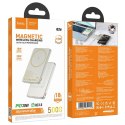 Powerbank zgodny z MagSafe Hoco 5000 mAh QC PD 2A 20W Q26 pomarańczowy