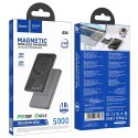 Powerbank zgodny z MagSafe Hoco 5000 mAh QC PD 2A 20W Q26 szary