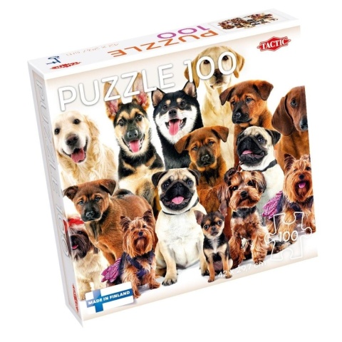 Puzzle 100 Group of Cute Dogs