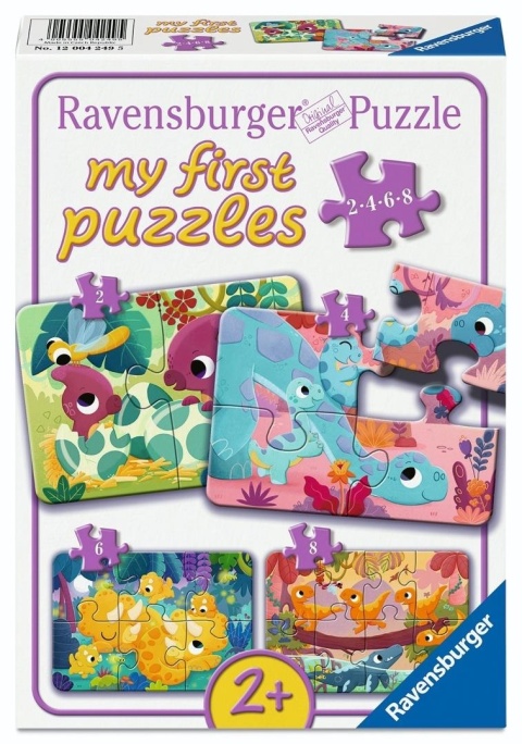 Puzzle 2/4/6/8 Dinosaur Friends