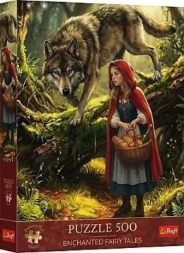 Puzzle 500 Czerwony Kapturek i Wilk TREFL