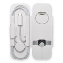 Oryginalny kabel do szybkiego ładowania indukcyjnego Apple Watch USB C 7,5W 1m MT0H3ZM/A biały bulk
