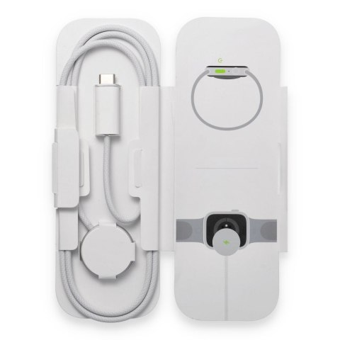 Oryginalny kabel do szybkiego ładowania indukcyjnego Apple Watch USB C 7,5W 1m MT0H3ZM/A biały bulk
