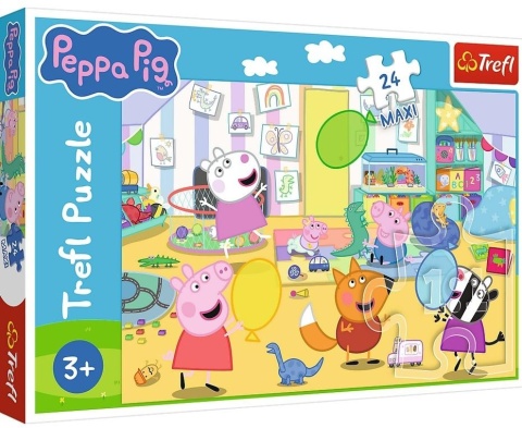Puzzle 24 Maxi Piękna Peppa TREFL