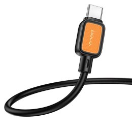 Kabel USB C do USB C Hoco 3A 60W 1 m X108 czarny