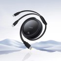 Kabel zwijany Baseus Bright Mirror Series USB-C - 2 x USB-C 100W 1m - czarny